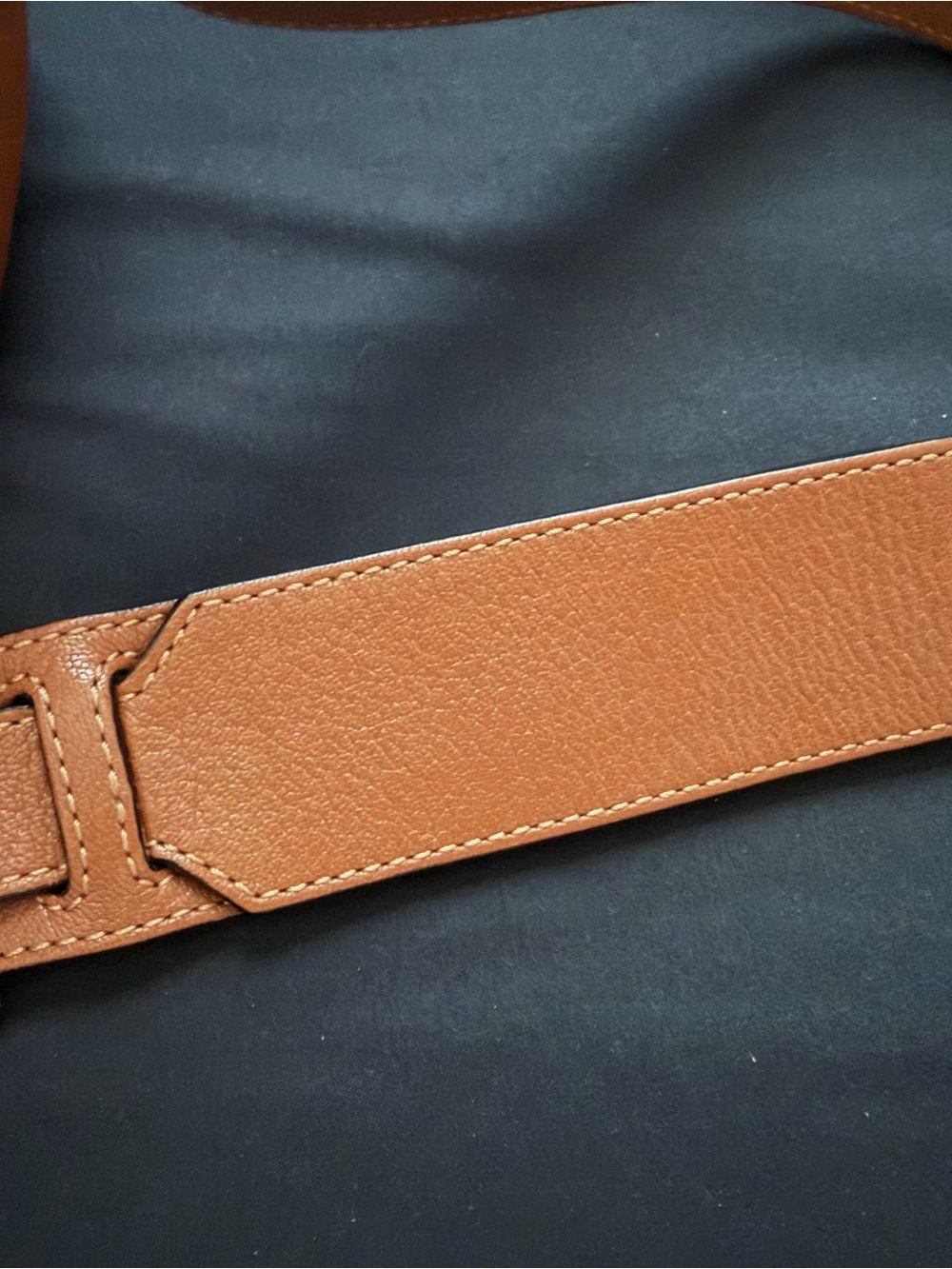 Loewe Leather Puzzle Colorblock Crossbody Bag in Red and Tan - Picture 6 of 7
